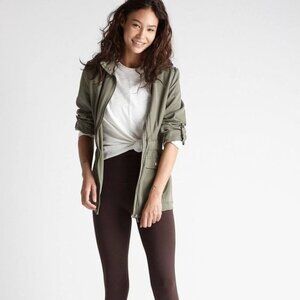 Yummie Rachel Compact Cotton Leggings Chocolate Torte